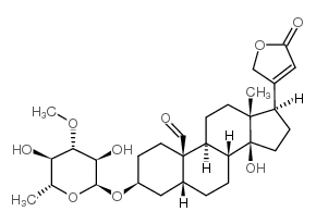 黄夹次苷 结构式