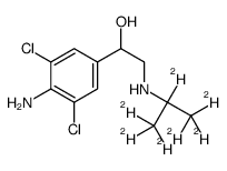 克伦丙罗-D7 结构式