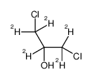 1,3-二氯-2-丙醇-d5 结构式