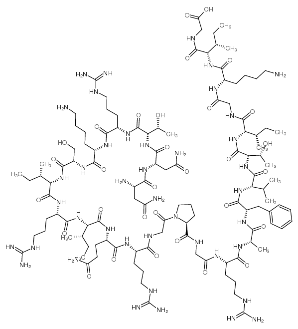 HIV-gp120片段(308-331) 结构式