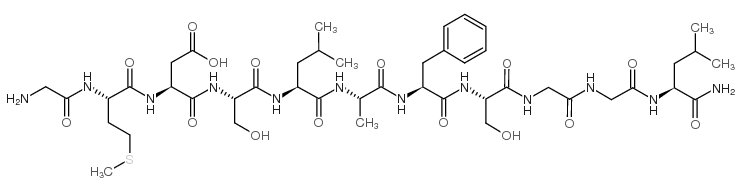 颊激肽 结构式