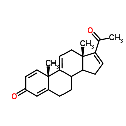 四烯孕二酮 结构式