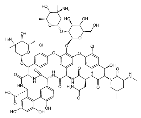 氯东方菌素A 结构式
