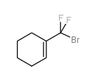 1-溴二氟甲基-1-环己烯 结构式