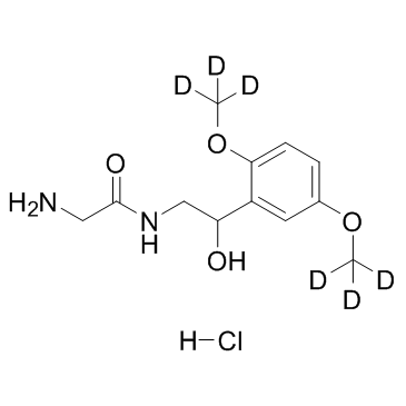 盐酸米多君D6 结构式