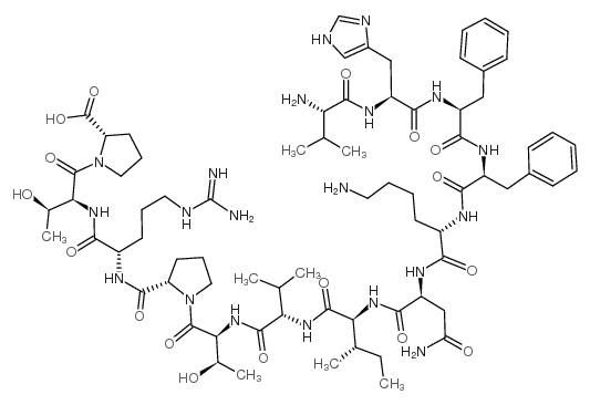 人髓鞘碱性蛋白(87-99) 结构式