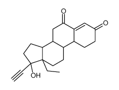 6-氧代-D-(-)-炔诺孕酮 结构式