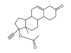 Δ-5(6)-醋酸炔诺酮 结构式