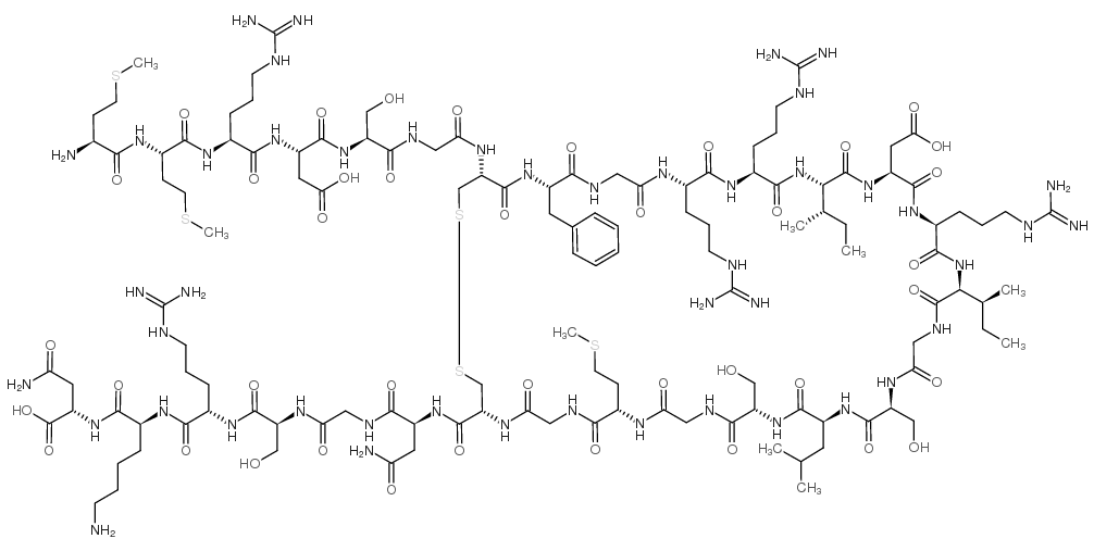鸡心房利钠因子(1-29) 结构式