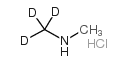 二甲基-1,1,1-d3-胺盐酸盐 结构式