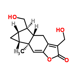 银线草内酯 F 结构式