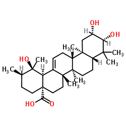 2-表委陵菜酸 结构式