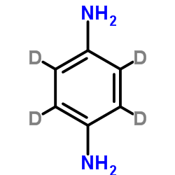 1,4-苯二胺-2,3,5,6-d₄ 结构式