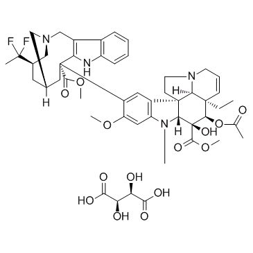 酒石酸长春氟宁 结构式