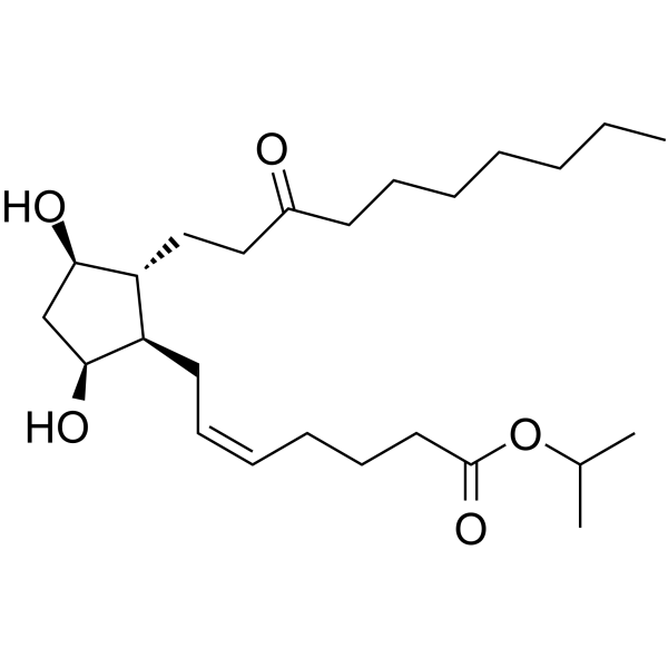 Unoprostone isopropyl 结构式