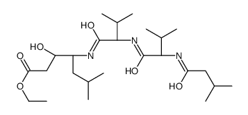 生化试剂Isovaleryl-Val-Val-Sta-OEt 结构式