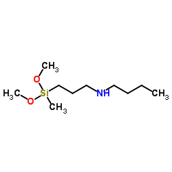 N-[3-(二甲氧基甲基硅烷)丙基]丁-1-胺 结构式