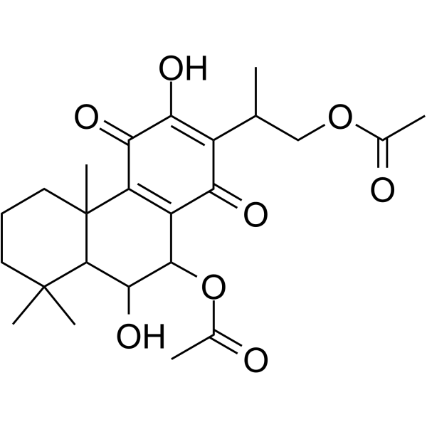 纹香茶菜 B 结构式