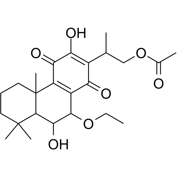 纹香茶菜 F 结构式