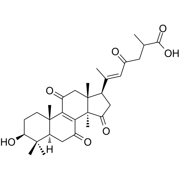 Ganoderenic acid H 结构式