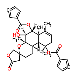 6-O-烟酰半枝莲碱 G 结构式