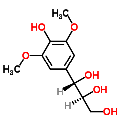 苏式-1-C-丁香酚基丙三醇 结构式