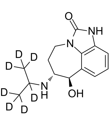 齐帕特罗-d7 结构式