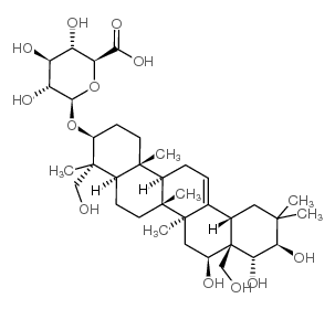 脱酰基匙羹藤酸 结构式