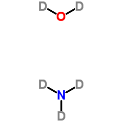重水铵-d₄ 溶液 结构式