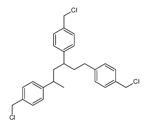 聚(乙烯基苄基氯)，3-异构体和4-异构体的60/40混合物 结构式
