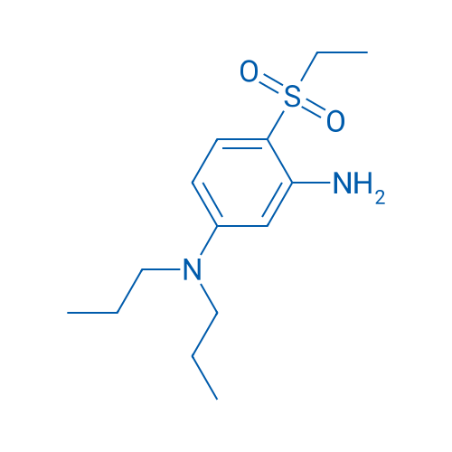 4-(Ethylsulfonyl)-N1,N1-dipropyl-1,3-benzenediamine 结构式