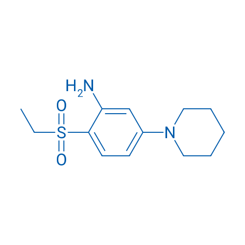2-(Ethylsulfonyl)-5-(piperidin-1-yl)aniline 结构式