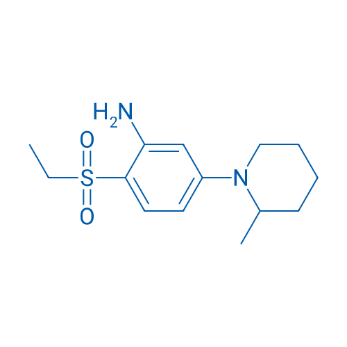 2-(Ethylsulfonyl)-5-(2-methyl-1-piperidinyl)-aniline 结构式