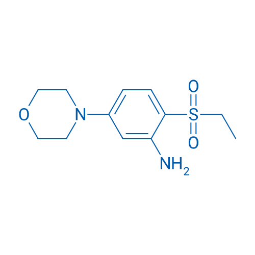2-(乙磺酰基)-5-(4-吗啉基)苯胺 结构式