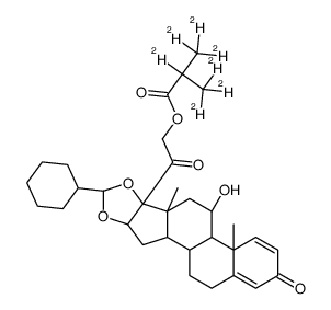 环索奈德-[d7] 结构式