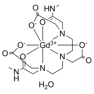 Gadodiamide Hydrate 结构式