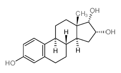 17-环雌三醇 结构式