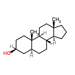 5α-雄甾烷-3β-醇 结构式