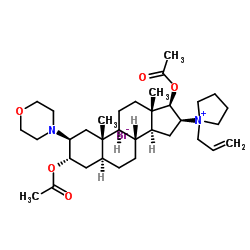 3-乙酰罗库溴铵 结构式
