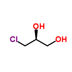 (S)-3-氯-1,2-丙二醇 结构式
