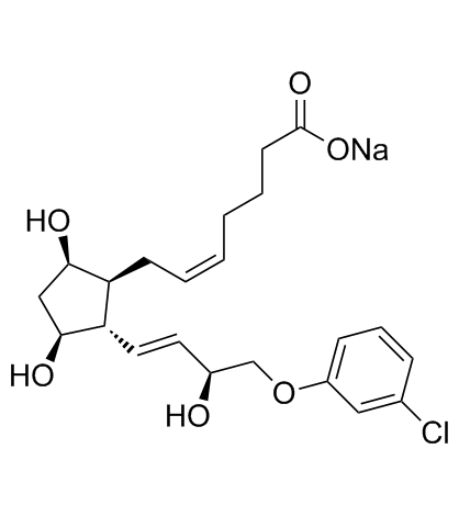 氯前列烯醇钠 结构式