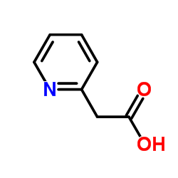 2-吡啶基乙酸 结构式