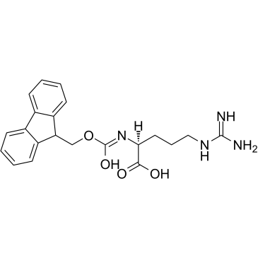 Fmoc-L-精氨酸 结构式