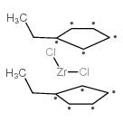双(乙基环戊二烯)二氯化锆 结构式
