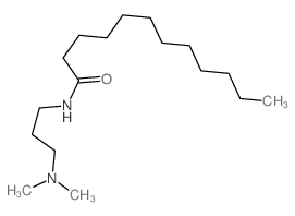 N-[3-(二甲氨基)丙基]月桂酰胺 结构式