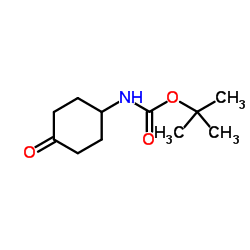 4-N-Boc-氨基环己酮 结构式