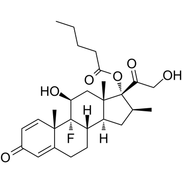 倍他米松戊酸酯 结构式