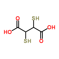 2,3-二巯基丁二酸 结构式