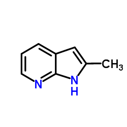 2-甲基-7-氮杂吲哚 结构式