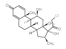 氯倍他索 结构式